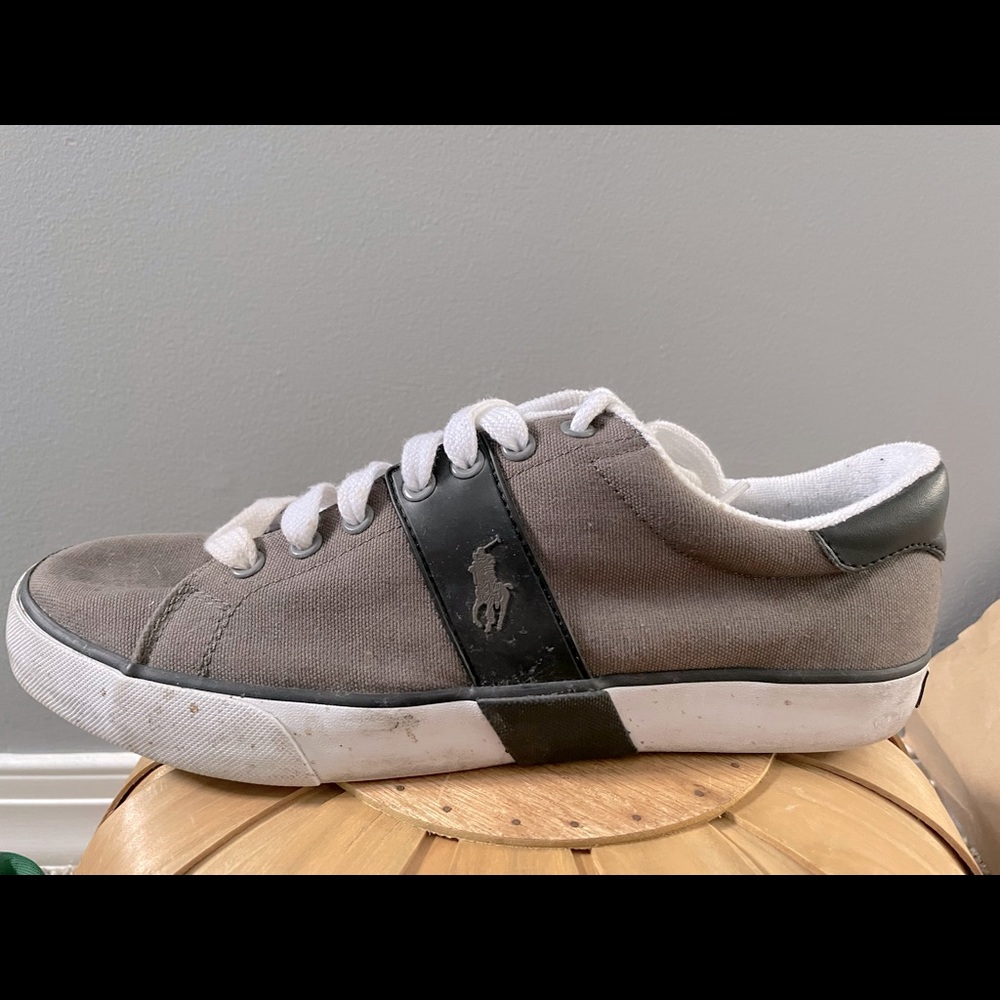 POLO sneakers gray and blue size 10